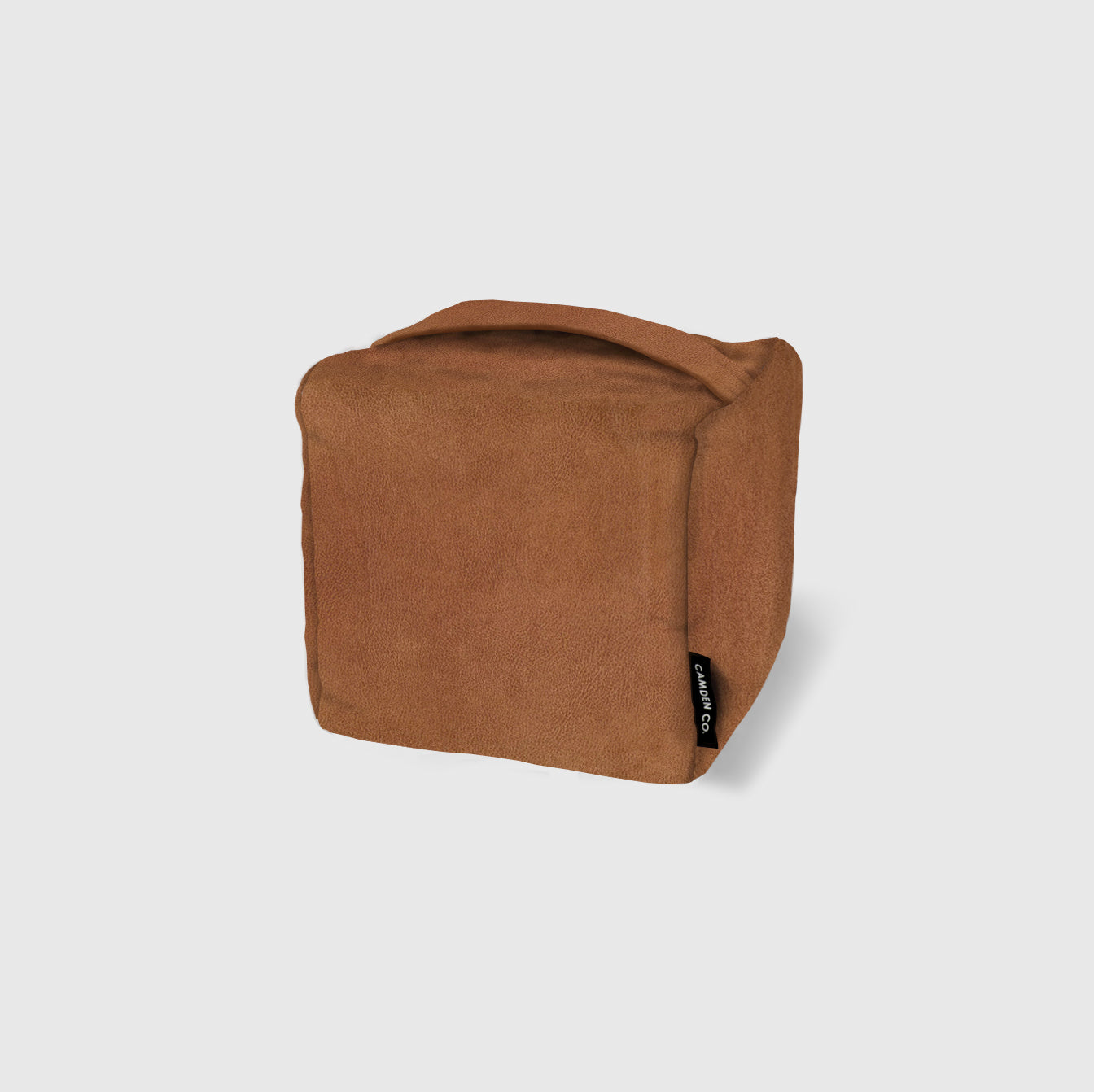 Door Stop - Brown Vegan Leather