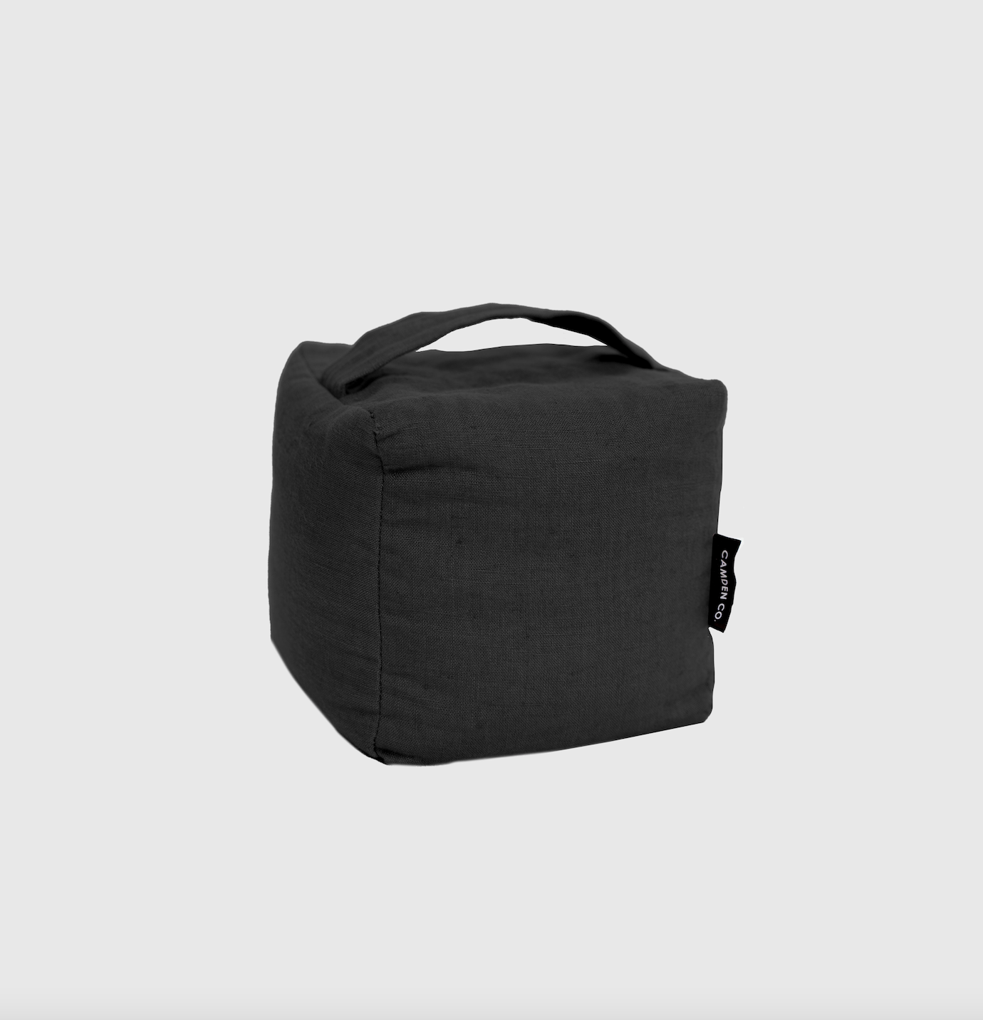 Door Stop - Black Linen