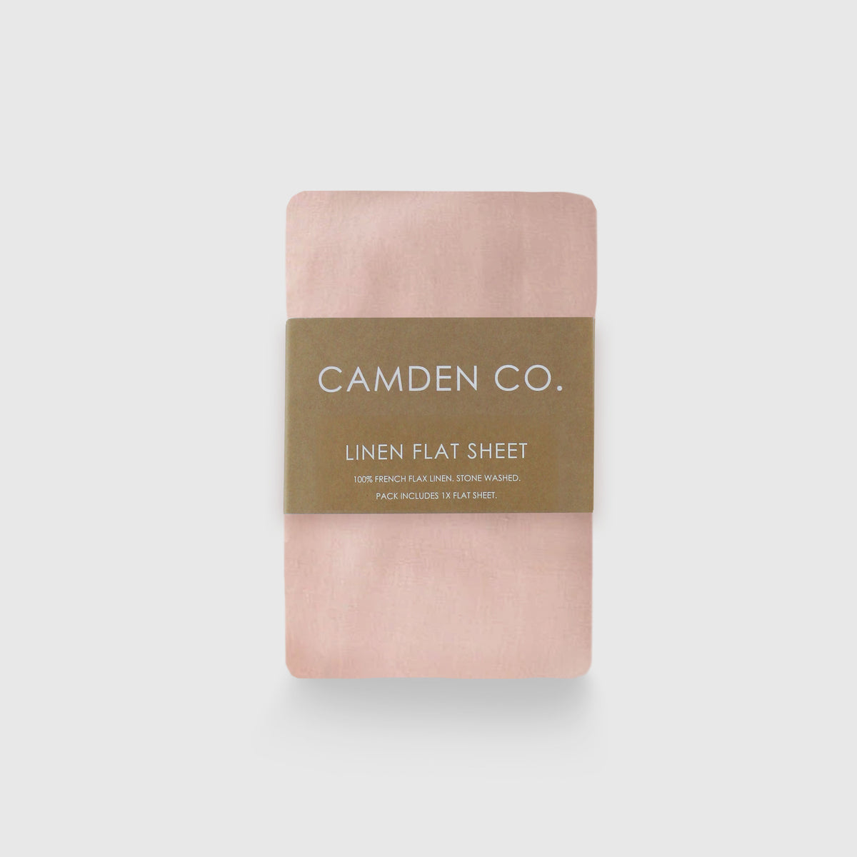 Flat Sheet - Blush Linen