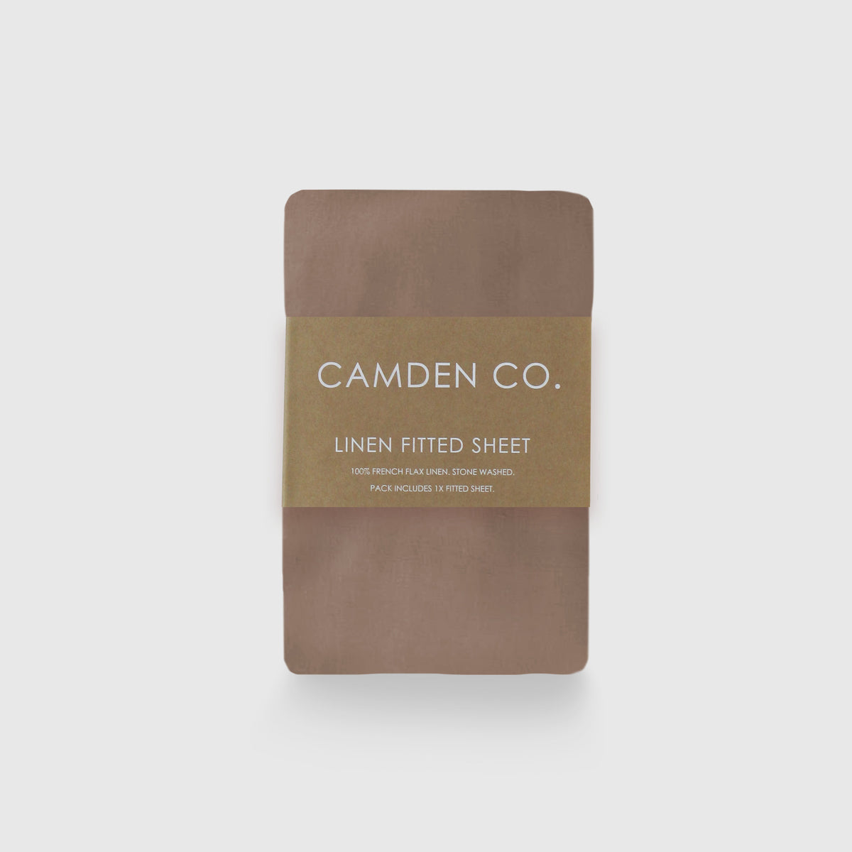 Fitted Sheet - Mocha Linen