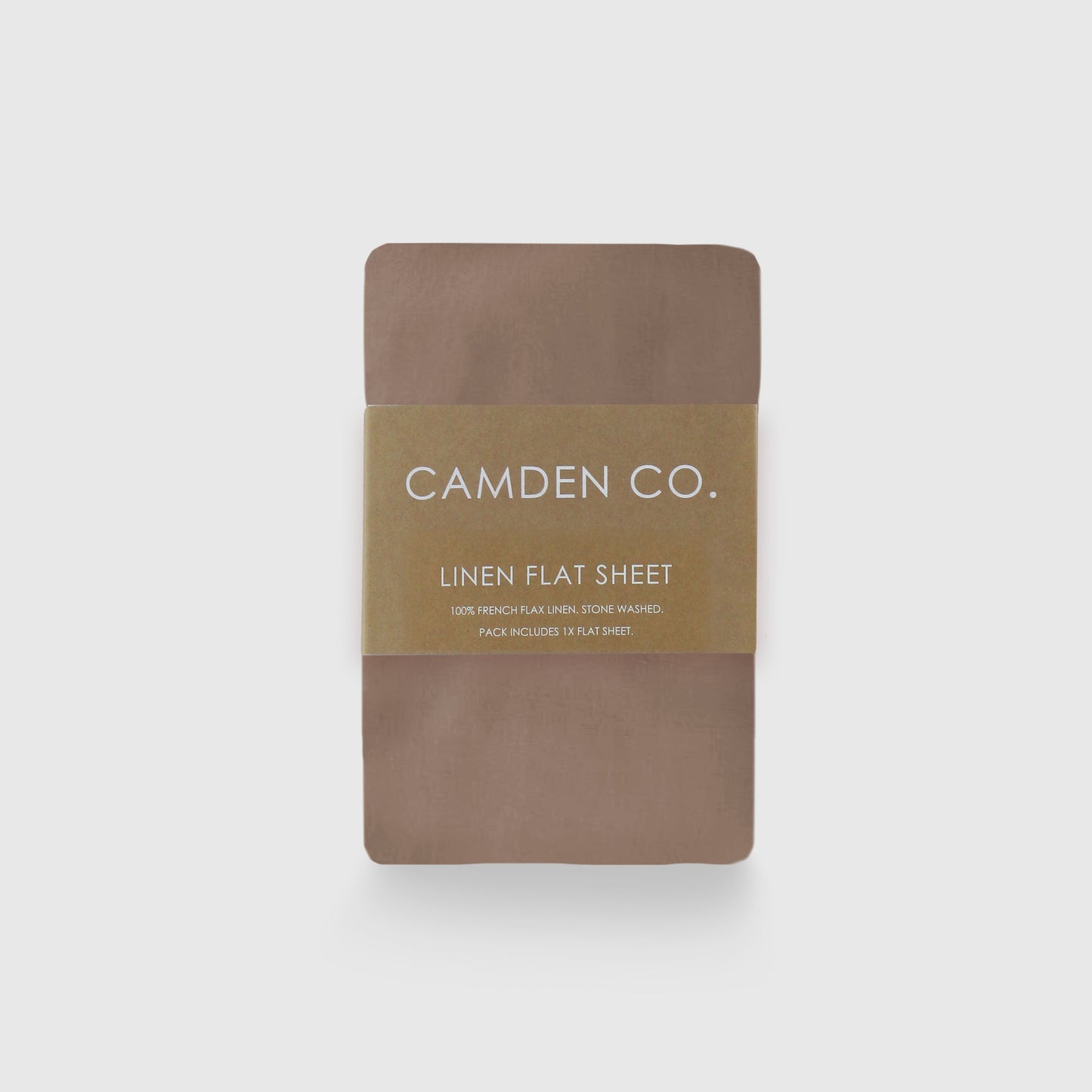 Flat Sheet - Mocha Linen