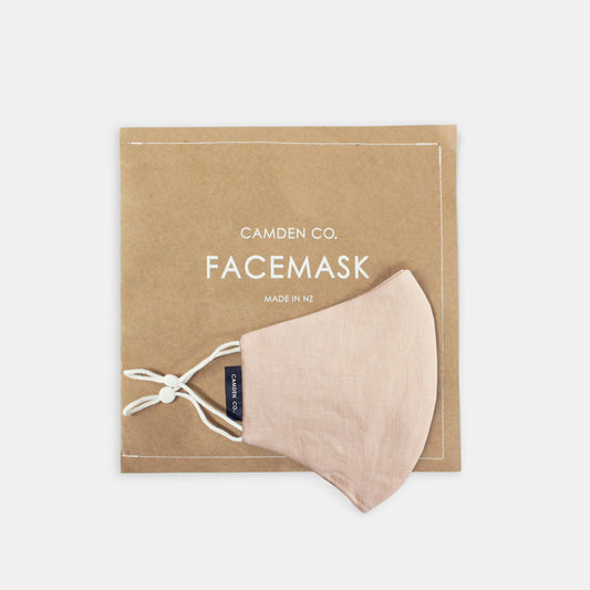 Face Mask - Blush Linen