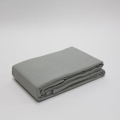 Linen Flat Sheet - Dove Grey