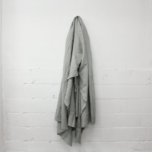 Linen Flat Sheet - Dove Grey