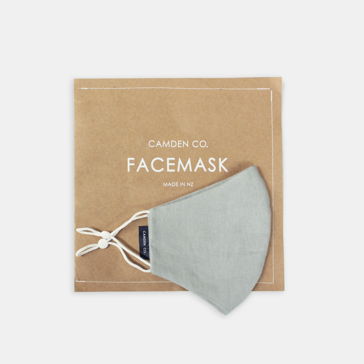 Face Mask - Dove Grey Linen