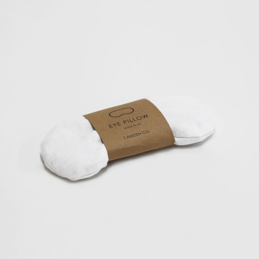 Eye Pillow - French White Linen