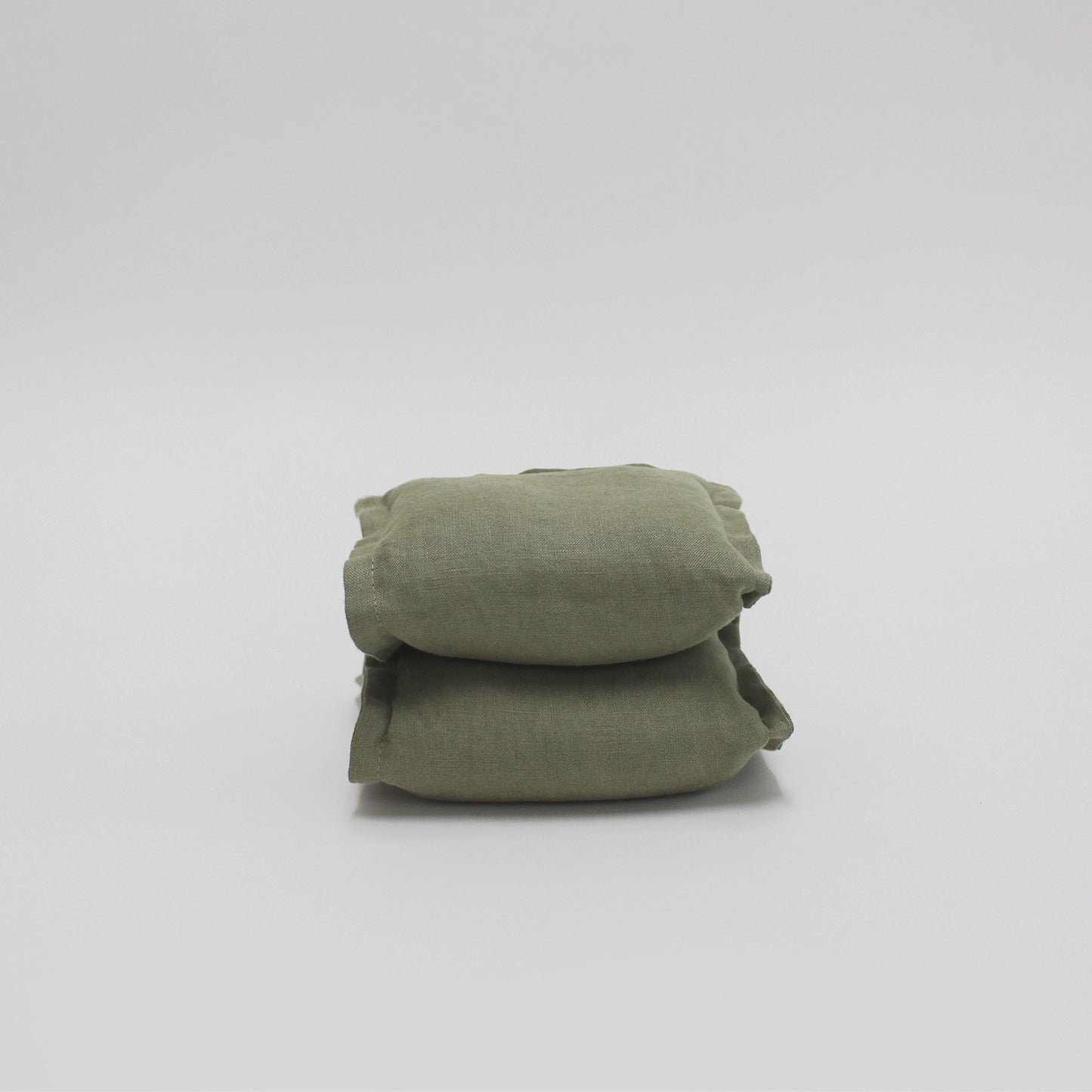 Wheat Bag - Linen Green Moss (Slip Cover)