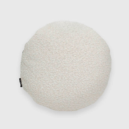 Cushion Cover - Vanilla Boucle - Round, 45cm